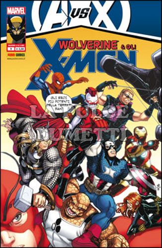 WOLVERINE E GLI X-MEN #     9 - AVX - AVENGERS VS X-MEN